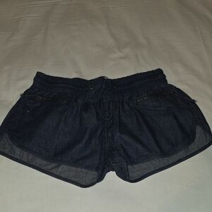 Dollhouse Navy Jean Shorts